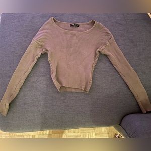 Ribbed sweater, fits like S-M